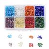 1 Box 8/0 Glass Seed Beads Round  Loose Spacer Beads SEED-X0050-3mm-05-1