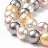 Shell Pearl Bead Strands BSHE-L017-17-7