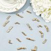 CHGCRAFT 20 Pcs 2 Style Brass Column Hinge FIND-CA0001-76G-4