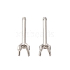 304 Stainless Steel Stud Earring Findings STAS-B091-02A-02P-1