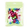 Macaron Color Plastic Yin-yang Zip Lock Bags OPP-N001-01E-04-3