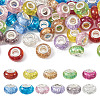 66Pcs 11 Colors Rondelle Resin European Beads RPDL-TA0001-03-10