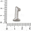 304 Stainless Steel Pendants STAS-P402-01P-01-3