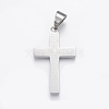 304 Stainless Steel Quote Pendants STAS-F157-02-2