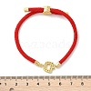 Adjustable Nylon Cord Bracelets BJEW-C096-01G-04-5