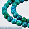 3 Strands Natural Chrysocolla Beads Strands G-OC0002-43-3
