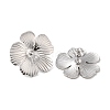 Non-Tarnish Flower 304 Stainless Steel Stud Earrings for Women EJEW-L272-031P-03-2