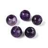 Natural Amethyst European Beads G-Q602-09A-01-1