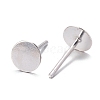 925 Sterling Silver Stud Earring Findings X-STER-K167-045E-S-2