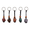 Natural Gemstone Keychain KEYC-JKC00759-S-1