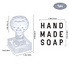 Clear Acrylic Soap Stamps DIY-WH0445-008-4