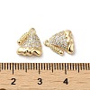 Brass Micro Pave Cubic Zirconia Pendants KK-H455-24G-3