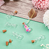 10Pcs Clear Glass Wishing Bottles AJEW-TA0002-85F-6