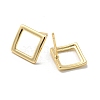 Brass Stud Earrings EJEW-B035-15KCG-2