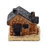 Mini Resin House Figurine Ornaments MIMO-PW0003-180B-1