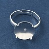 Adjustable Brass 4 Prong Ring Settings KK-K414-04C-S-2