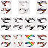 11Pcs 11 Styles Luminous Removable Temporary Water Proof Tattoos Paper Stickers Set DIY-GF0010-79-1