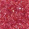 Transparent Baking Paint Glass Seed Beads SEED-A033-06A-01-3