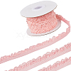 10 Yards Polyester Elastic Lace Trim SRIB-WH0011-121D-1