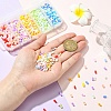 90G 5 Colors Opaque Baking Paint Glass Seed Beads SEED-YW0002-81-4