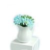 Resin Milk Bottle Flocking Flower Dessert Model PW-WG09933-05-1