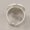 Adjustable Brass Finger Rings Components KK-WH0054-23D-S-2