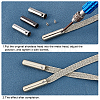   24Pcs 6 Style Zinc Alloy Cord Ends PALLOY-PH0001-99-4