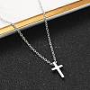 Non-Tarnish 304 Stainless Steel Pendant Necklaces NJEW-E141-42P-1