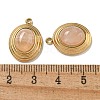 Natural Rose Quartz Pendants STAS-L025-007G-05-3