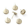 Brass Stud Earring Settings KK-L205-13G-A-2