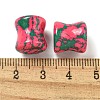 Synthetic Ruby in Zoisite Ear Gauges Flesh Tunnels Plugs EJEW-P293-02D-3