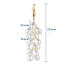Acrylic Imitation Pearl Dangle Earrings EJEW-JE03628-3