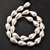 Electroplate Shell Pearl Beads Strands BSHE-G010-10x16mm-01-3