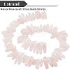 Olycraft Natural Rose Quartz Chips Beads Strands G-OC0003-59-4