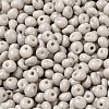 6/0 Opaque Baking Paint Glass Seed Beads SEED-M012-02A-10-3