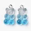 Transparent Resin Pendants X-RESI-R429-31A-1