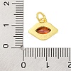 Rack Plating Brass Micro Pave Cubic Zirconia Charms KK-F881-04G-05-3