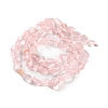 Natural Rose Quartz Beads Strands G-P497-01C-61-3