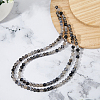 2 Strands Natural Dragon Veins Agate Bead Strands G-FH0002-36B-5