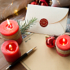 Christmas Brass Wax Seal Stamp with Handle AJEW-WH0184-0641-4