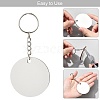 Sublimation Blanks Keychains AJEW-CJC0015-003-3