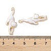 Alloy Enamel Pendants ENAM-O001-08I-G-3