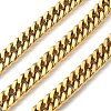 Ion Plating(IP) 304 Stainless Steel Cuban Link Chains CHS-E030-04B-G-1