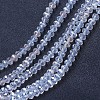 Electroplate Glass Beads Strands X-EGLA-A044-T8mm-B19-1