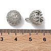 Brass Micro Pave Cubic Zirconia Charns KK-Z143-03P-02-3