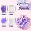 120Pcs 4 Styles ABS Plastic Imitation Pearl European Beads FIND-SC0019-27A-2