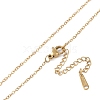 201 Stainless Steel Cable Chain Necklaces NJEW-P309-14G-3