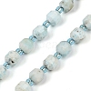 Natural Larimar Beads Strands G-O201B-105E-2