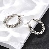 201 Stainless Steel Hoop Earrings EJEW-Q026-14P-A-5