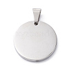 304 Stainless Steel Pendants STAS-Z027-01G-P-3